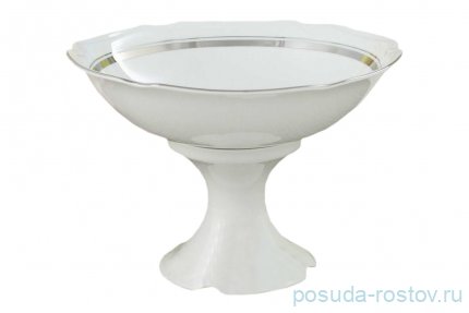 Фруктовница 23 см н/н &quot;Сабина /Отводка платина&quot; / 157968