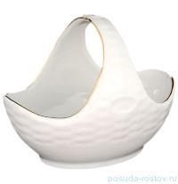 Корзинка 17 см &quot;Корона /Отводка золото&quot; / 088802