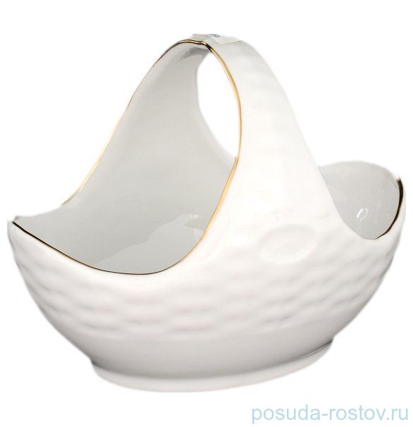 Корзинка 17 см "Корона /Отводка золото" / 088802