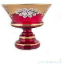 Ваза для конфет 15 см н/н &quot;Лепка красная /5365&quot; / 091585