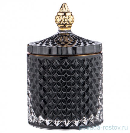 Ёмкость для хранения 9,5 х 14,5 см &quot;Charm black&quot; / 337942