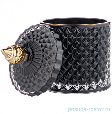 Ёмкость для хранения 9,5 х 14,5 см &quot;Charm black&quot; / 337942