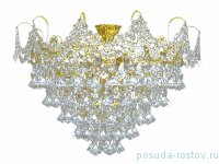 Люстра 9 рожковая золото /орнамент &quot;Титания Люкс&quot; h-45, диаметр-60 см, вес 9 кг / 009630