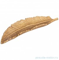 Блюдо 40 х 11 х 5 см &quot;лист&quot; /бронза / 298549