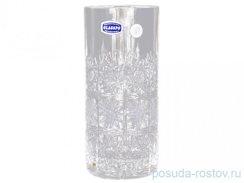 Стаканы для воды 350 мл 6 шт "Glasspo /Хрусталь резной" / 011745