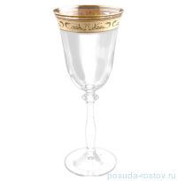 Бокалы для красного вина 250 мл 6 шт &quot;Анжела /Золото /37872&quot; / 130380