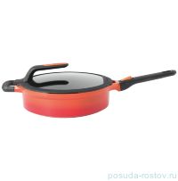 Сотейник 28 см с крышкой 4,6 л &quot;Gem red&quot; / 162375