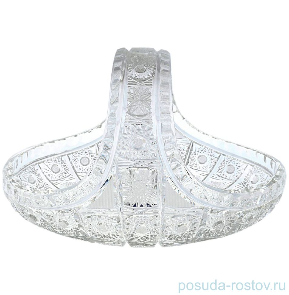 Корзинка 23 см "Glasspo /Хрусталь резной" / 013660