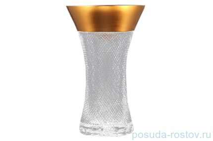 Ваза для цветов 35 см &quot;Sonne Crystal /Хрусталь золото&quot; / 093782