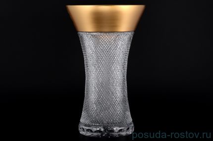 Ваза для цветов 35 см &quot;Sonne Crystal /Хрусталь золото&quot; / 093782