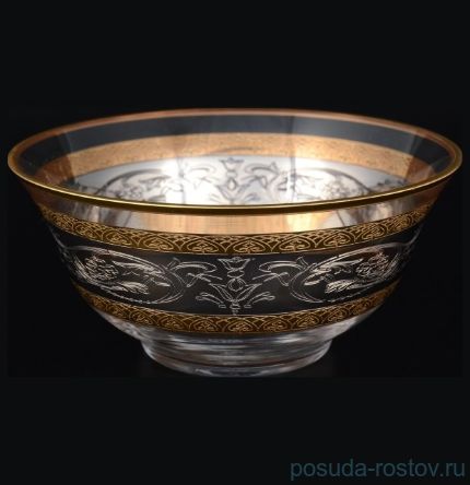 Конфетница 15 см &quot;Платина с золотом&quot; / 098755