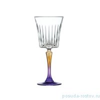 Бокал для красного вина 300 мл 1 шт &quot;Джипси /цветная ножка&quot; / 210315