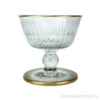 Креманка 9,5 см &quot;С золотом&quot; / 252749