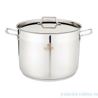 Кастрюля 26 х 20 см с крышкой индукционное дно 10,5 л &quot;agness professional&quot; / 211315