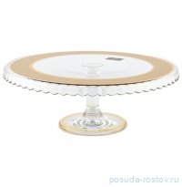 Тортница 32,2 см н/н &quot;Patiserie /Матовое золото&quot; AS Crystal / 308490