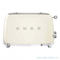 Тостер на 2 ломтика 950 Вт кремовый &quot;Smeg&quot; / 361568
