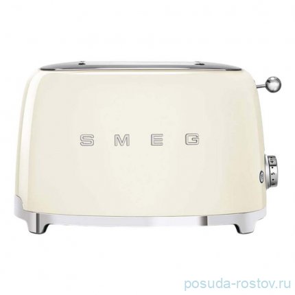 Тостер на 2 ломтика 950 Вт кремовый &quot;Smeg&quot; / 361568