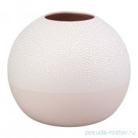 Ваза коллекция жемчужина 18*18*16см  цвет: пудровый / 360771