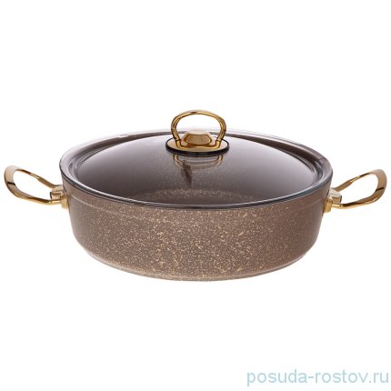 Сотейник 28 х 8 см с крышкой 4,9 л &quot;agness /премиум /экселент&quot; / 228853