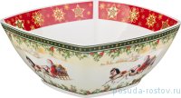 Салатник 14,5 х 14,5 х 6,5 см квадратный &quot;Christmas Collection&quot; / 192348