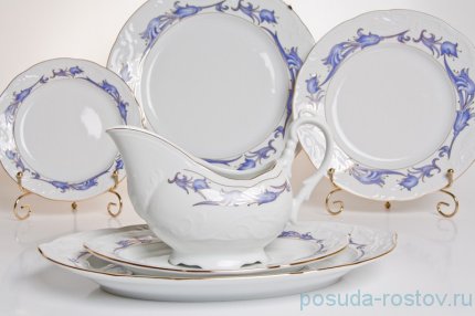 Столовый сервиз на 6 персон 26 предметов &quot;Тулип /Колокольчики&quot; / 039332