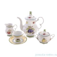 Кофейный сервиз на 6 персон 15 предметов &quot;Соната /Фруктово-ягодная&quot; / 200313