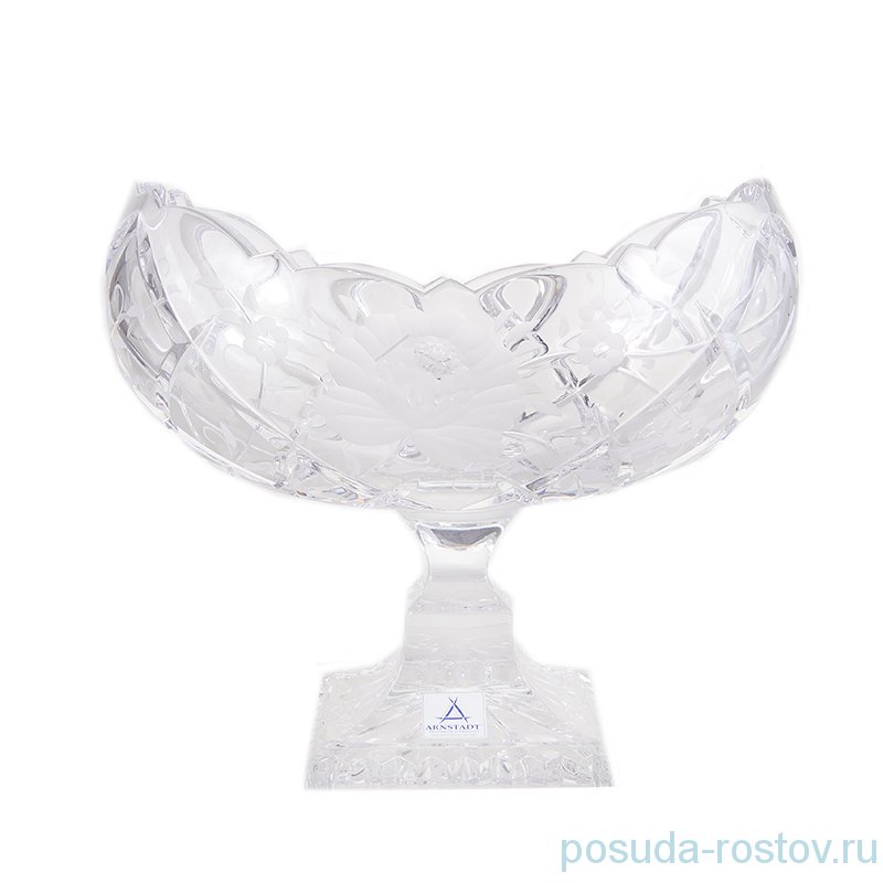 Конфетница 21 см н/н Ладья "Роза /Без декора" / 231838