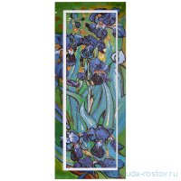 Картина 35 х 100 см &quot;ирисы&quot; / 259728