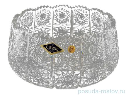 Ваза для конфет 21 см &quot;A.Crystal /Хрусталь резной&quot; / 103661