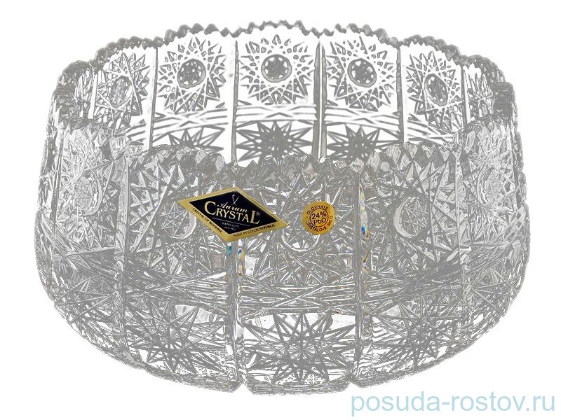 Ваза для конфет 21 см "A.Crystal /Хрусталь резной" / 103661