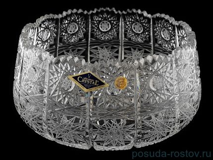 Ваза для конфет 21 см &quot;A.Crystal /Хрусталь резной&quot; / 103661