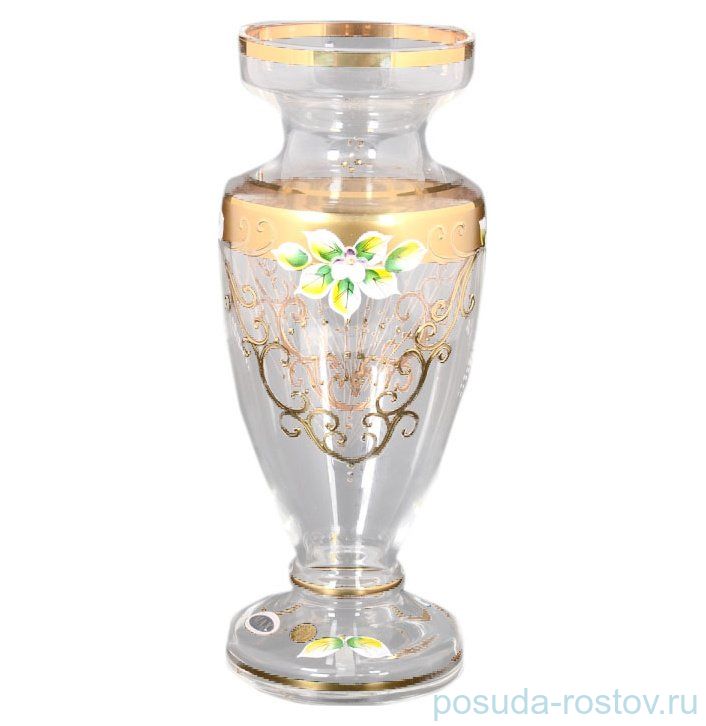 Ваза для цветов 30 см "Star Crystal /Лепка прозрачная" / 125152
