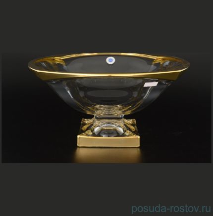 Ваза для фруктов 34 см н/н &quot;Магма /Золотой кант&quot; / 079362