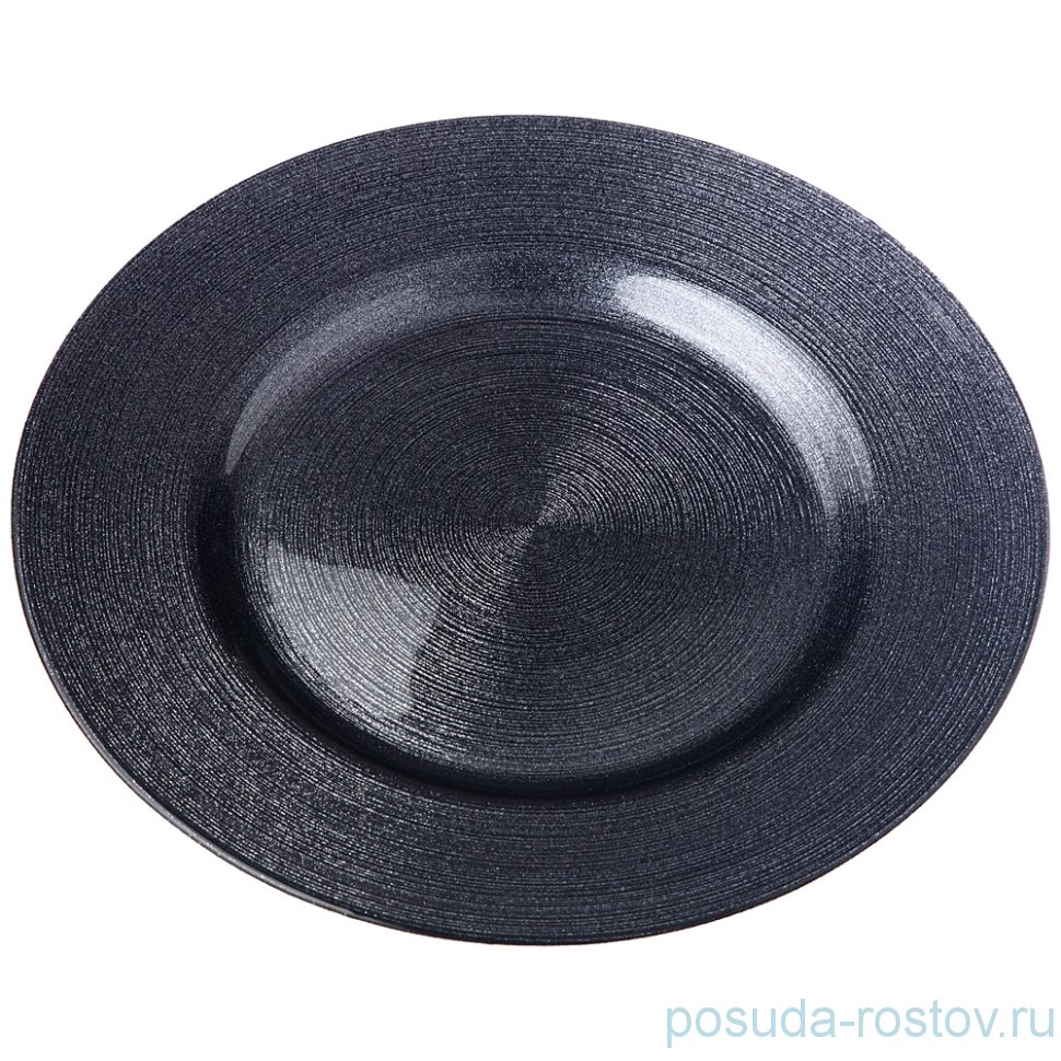 Тарелка 28 см "Miracle black shiny" / 226061