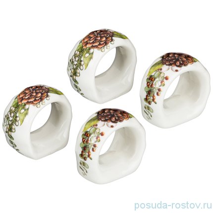Кольца для салфеток 5 х 3 х 4,5 см 4 шт &quot;Celebration&quot; / 259993