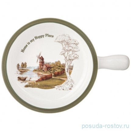 Салатник 27 х 20 х 5 см с ручкой 800 мл &quot;Ffamily house&quot;  / 341396