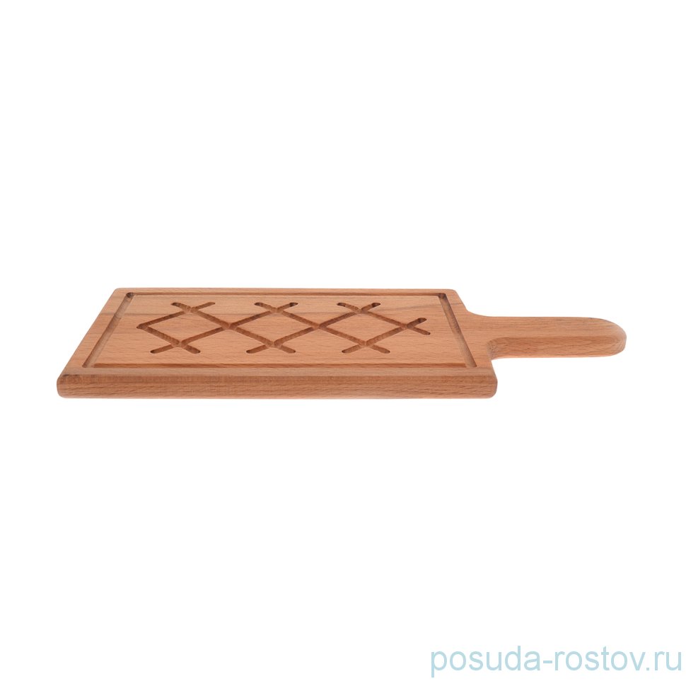 Разделочная доска 35 х 15 х 1,6 см с ручкой  / 250770