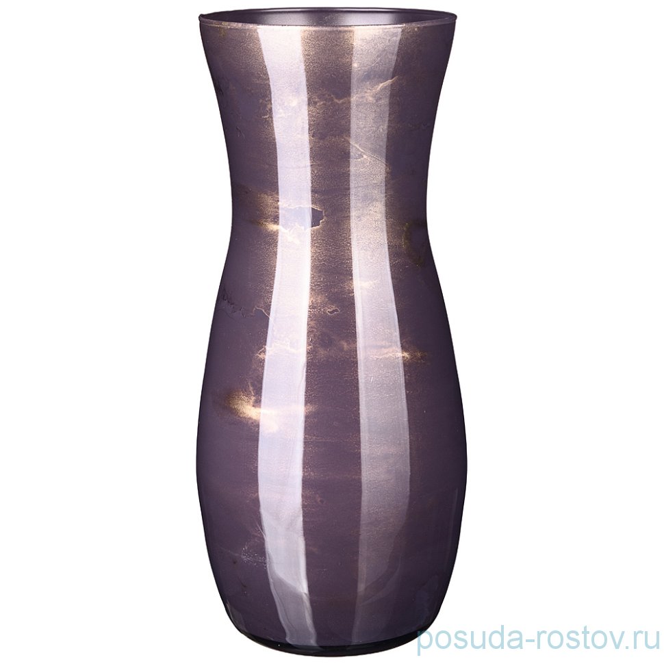 Ваза для цветов 37 см "Claudia golden marble /фиолетовая" / 235879