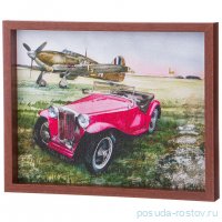Ключница 20 х 25 см &quot;Машина на взлетном поле&quot; / 303580