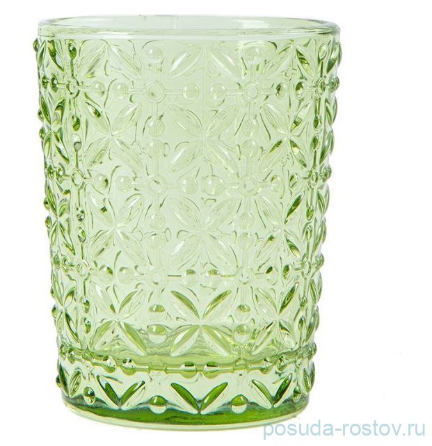 Стаканы для виски 300 мл зелёные "BarWare" (6шт.) / 337343