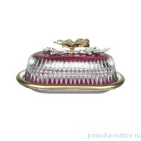 Масленка 20 см розовая &quot;Шайн /Бабочки&quot; / 252944