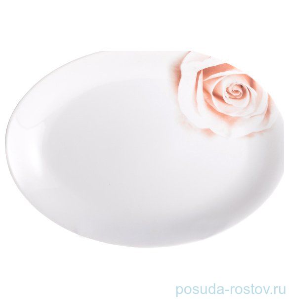 Блюдо 29 см овальное "Квебек /Роза" / 055399