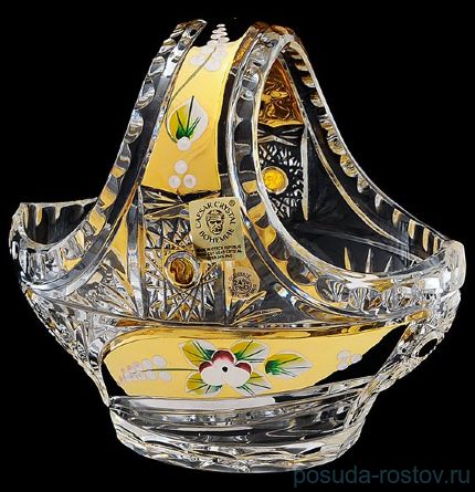 Корзинка 15 см &quot;Хрусталь с золотом&quot; / 035007