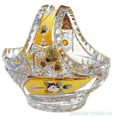 Корзинка 15 см &quot;Хрусталь с золотом&quot; / 035007