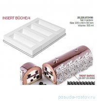 Форма кондитерская 22 х 6 х 5 см &quot;INSERT BUCHE/4&quot;  / 316753