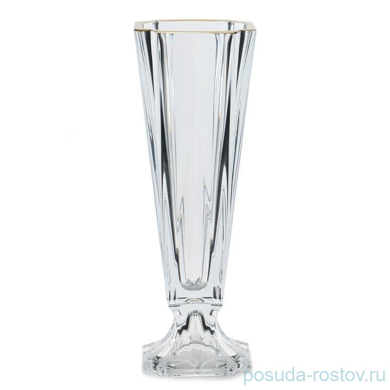 Ваза для цветов 43,5 см н/н "Метрополитэн /Матовая полоса" AS Crystal / 327818