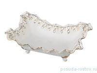 Фруктовница 25 х 17 х 9 см на ножках &quot;Лаура /Золото&quot; / 194564