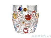 Стаканы для виски 350 мл 6 шт &quot;Lisboa /Цветные шары&quot; хрусталь Йиглава / 208003