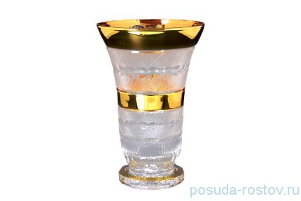 Ваза для цветов 35.5 см &quot;Max Crystal /Хрусталь с золотом&quot; / 131427
