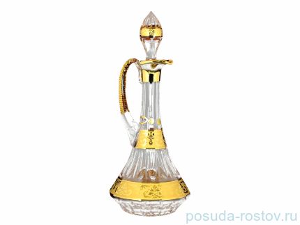 Графин для водки/ликера 1,5 л с ручкой &quot;Max Crystal /Золото&quot; / 106388